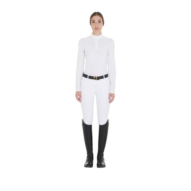 POLO GARA EQUESTRO Donna, Manica Lunga 